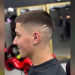Fade with design lines