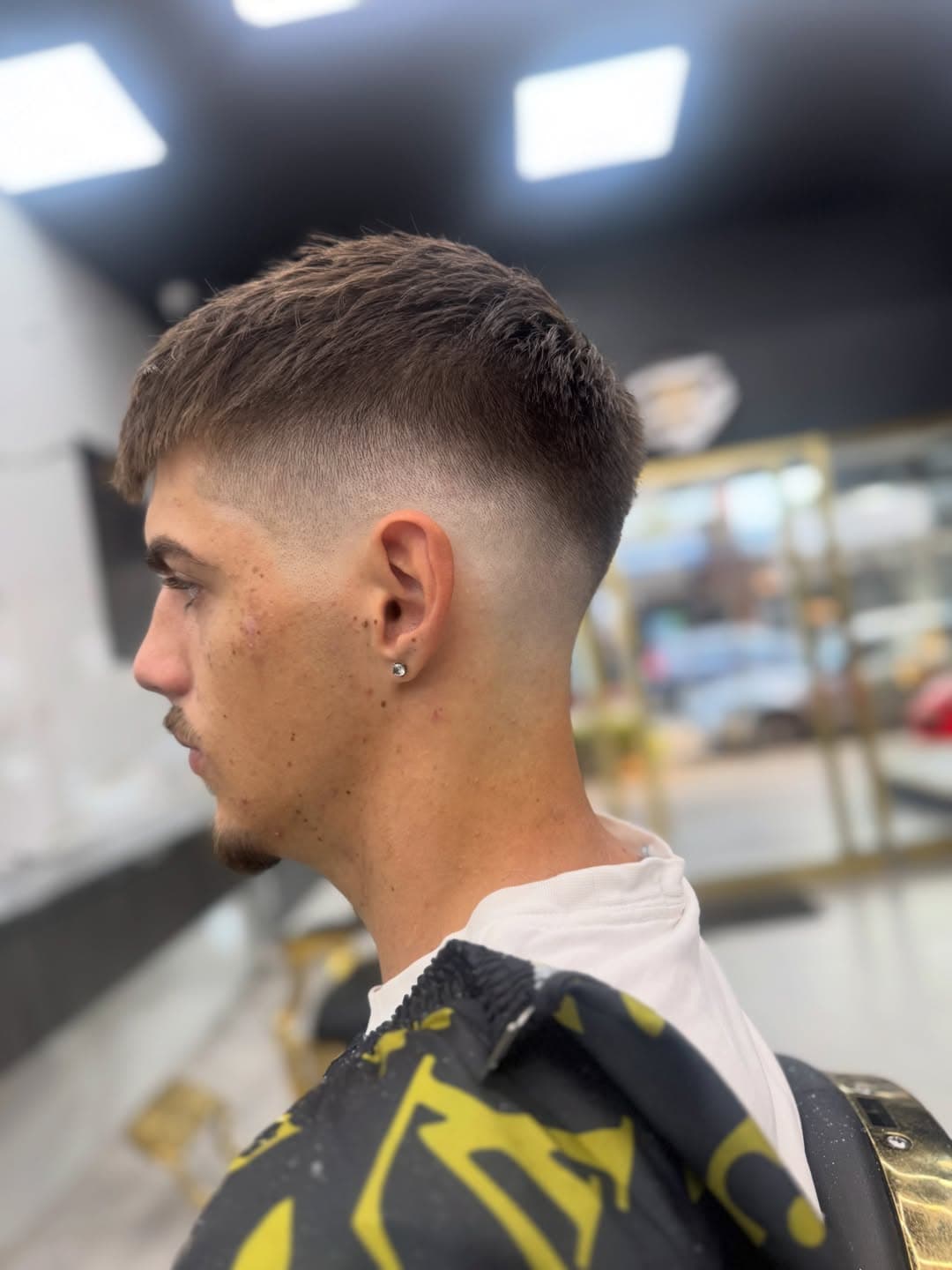 Textured crop fade
